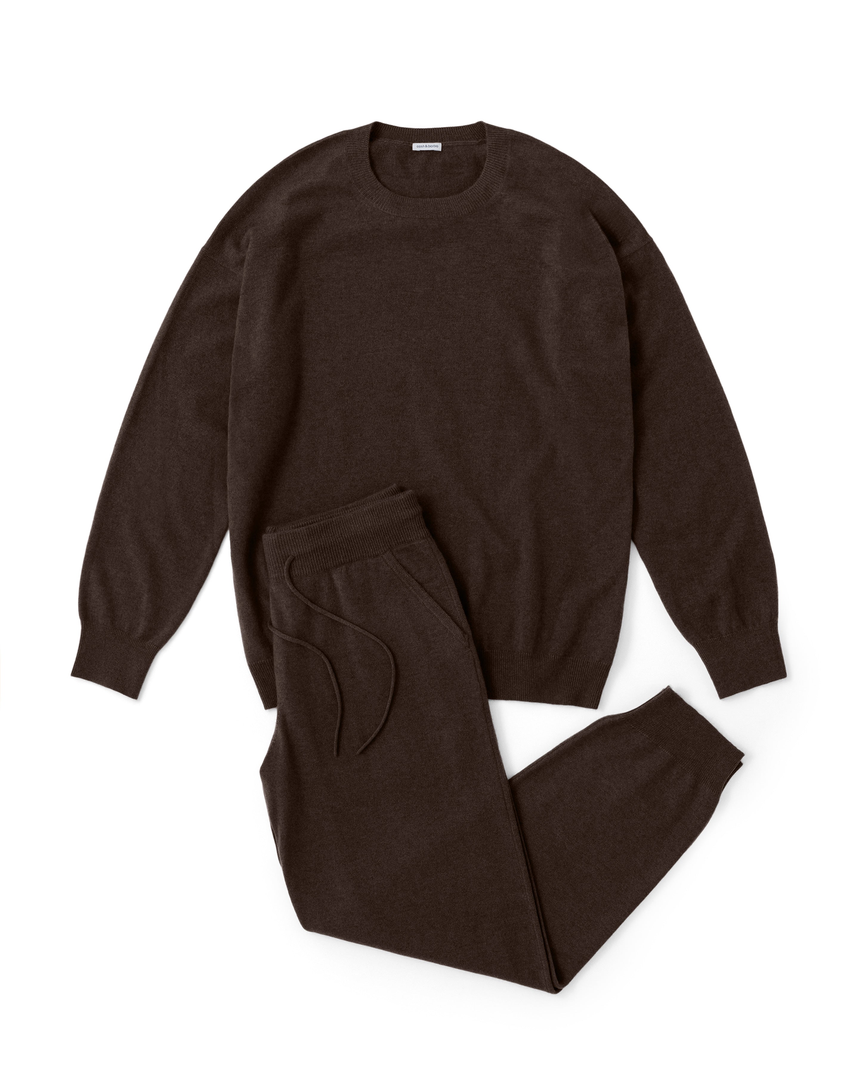 cash & barba x Shinichi Mita】モンゴリアンカシミヤ セットアップ, Brown