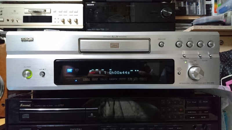DENONのユニバーサルプレーヤーDVD-3930を開腹して、その拘り様に