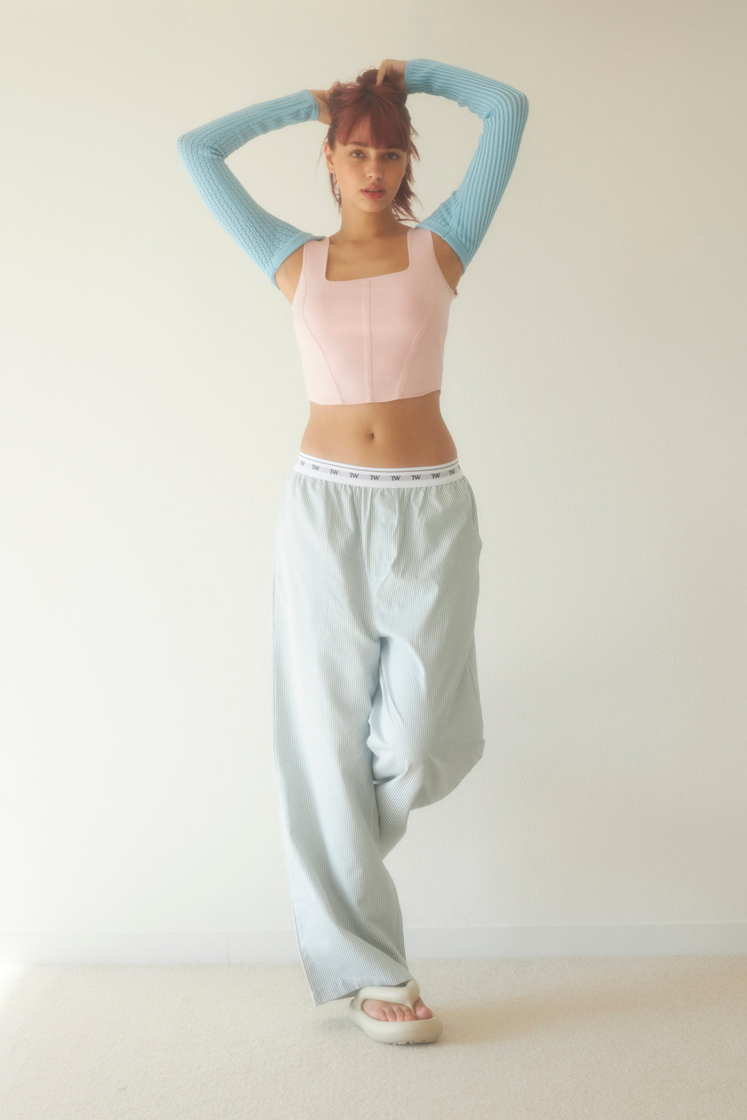 Signature Logo Stripe Long Pants – TW