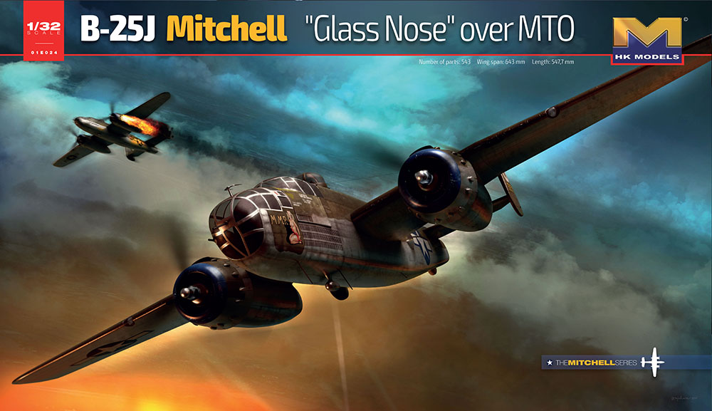 B-25J ミッチェル グラスノーズ over MTO | 株式会社 ハセガワ