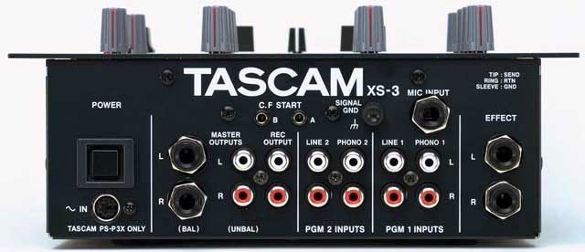 XS-3 | DJミキサー | TASCAM (日本)