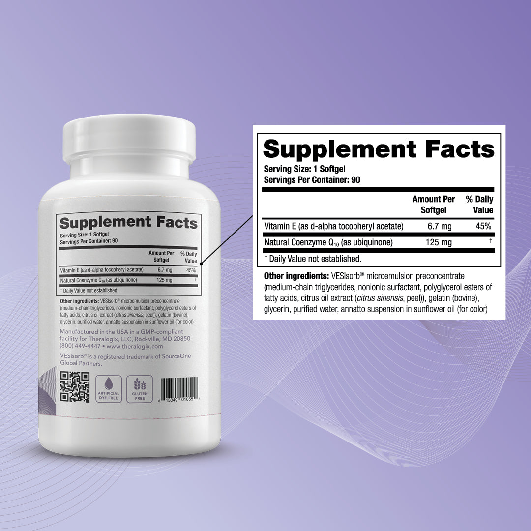 NeoQ₁₀® Coenzyme Q₁₀ Supplement | Theralogix