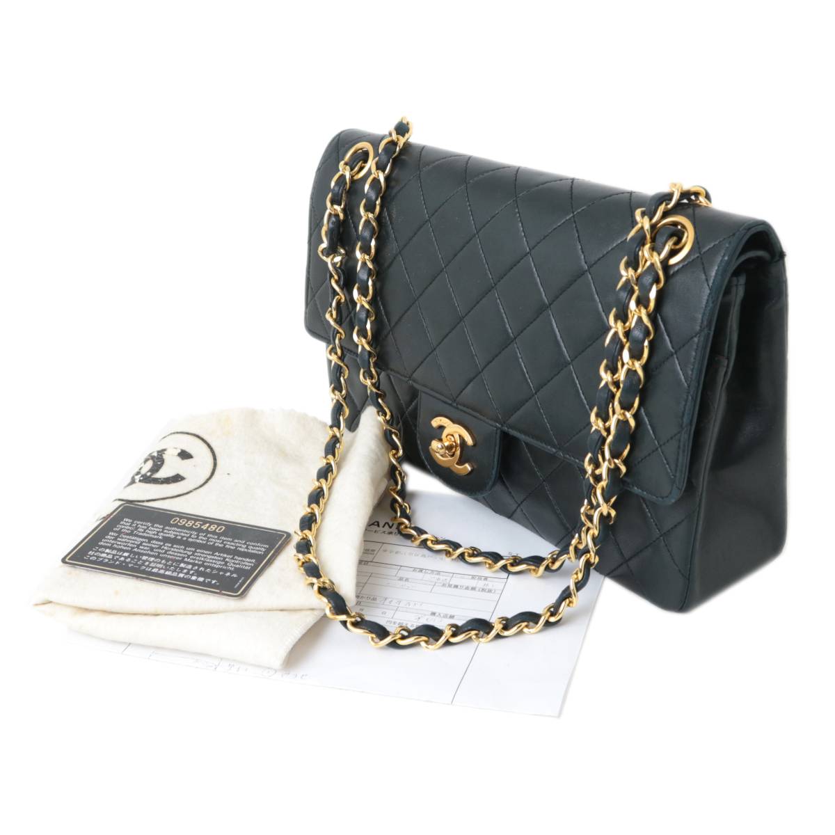 楽天市場】chanel マトラッセ ダブルフラップ チェーン ショルダー