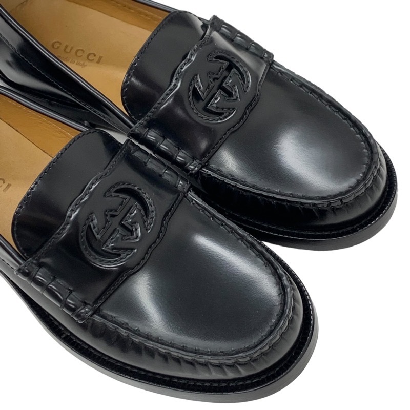 楽天市場】グッチ GUCCI ローファー 革靴 靴 シューズ レザー ブラック