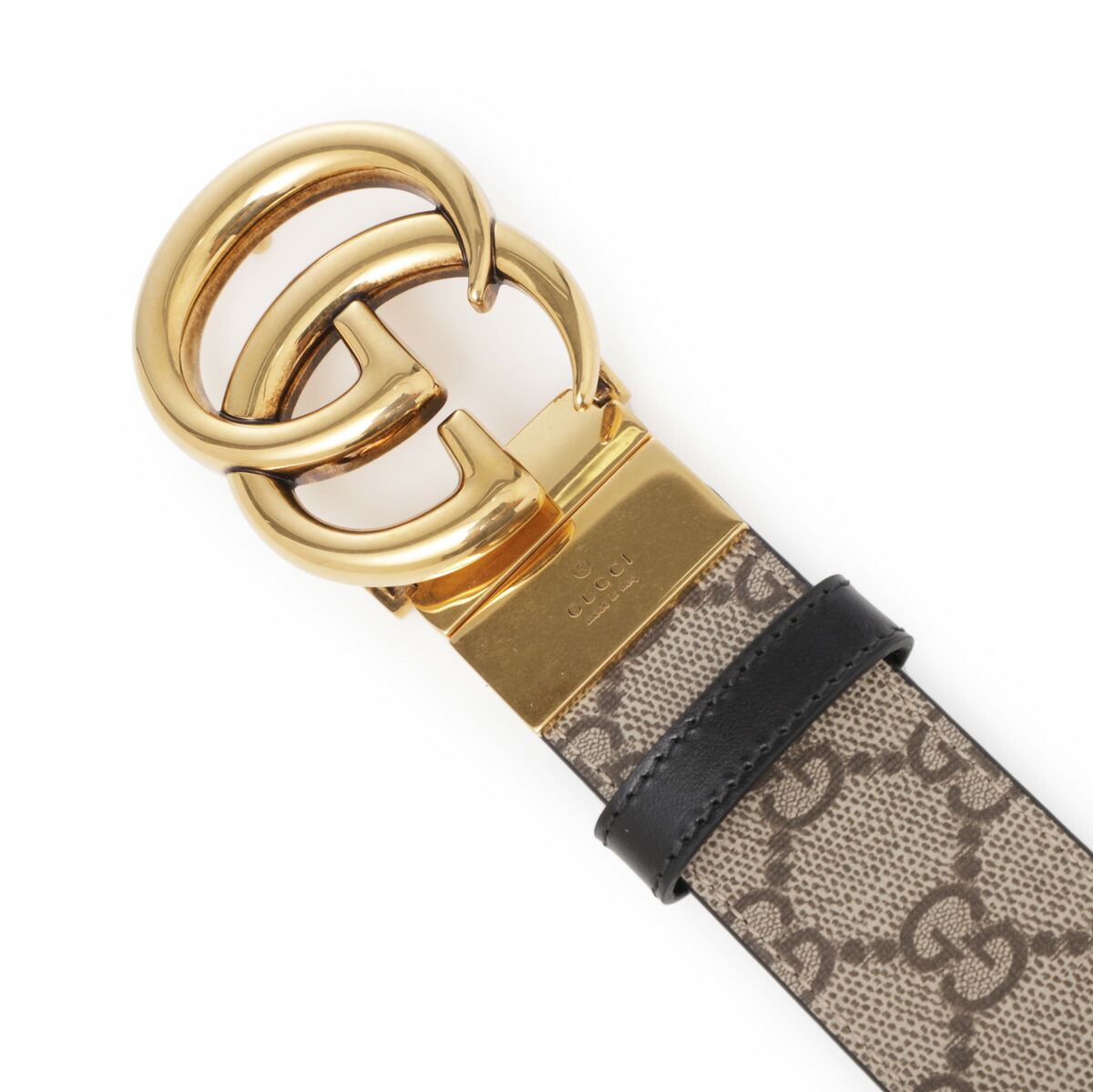 楽天市場】グッチ GUCCI リバーシブルベルト マルチカラー レディース