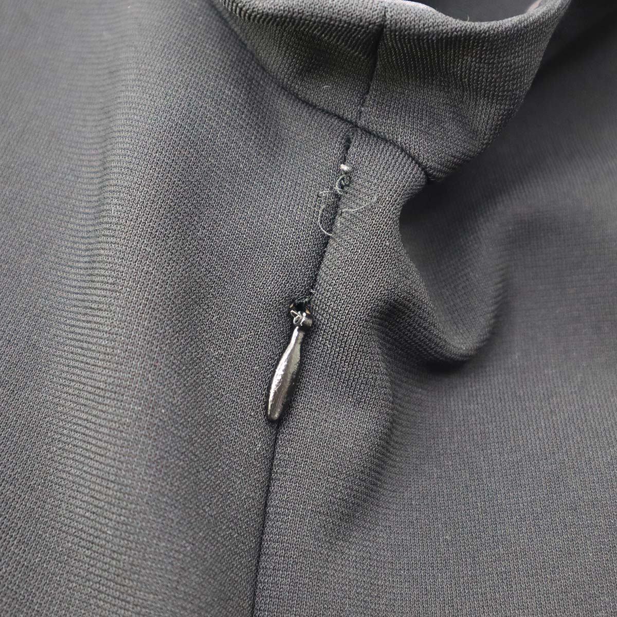 楽天市場】質屋 プラダ PRADA ワンピース 44 サイズ 黒 APD1 レーヨン