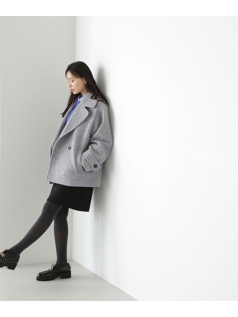 楽天市場】ウーリーフォルムハーフコート NATURAL BEAUTY BASIC