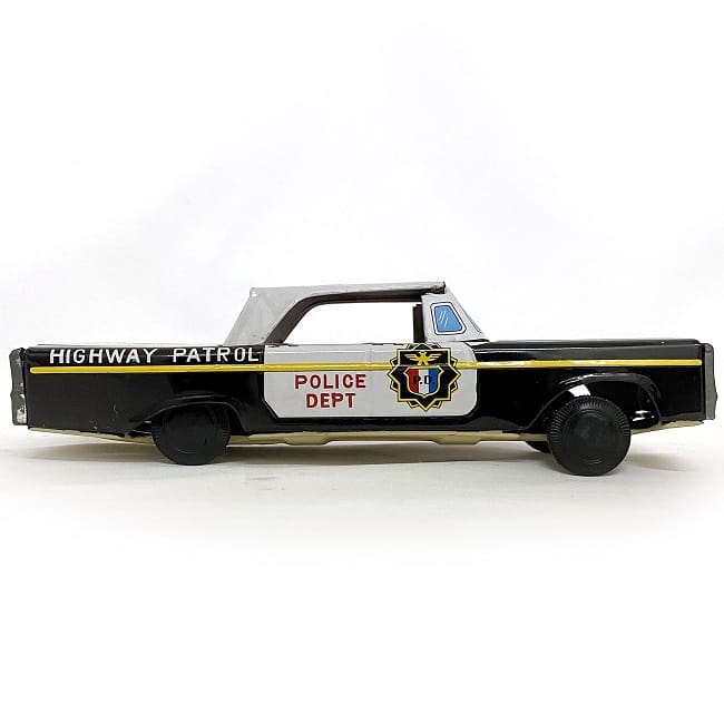 楽天市場】【送料無料】 パトカー おもちゃ 自動車 乗り物 ブリキ 中古