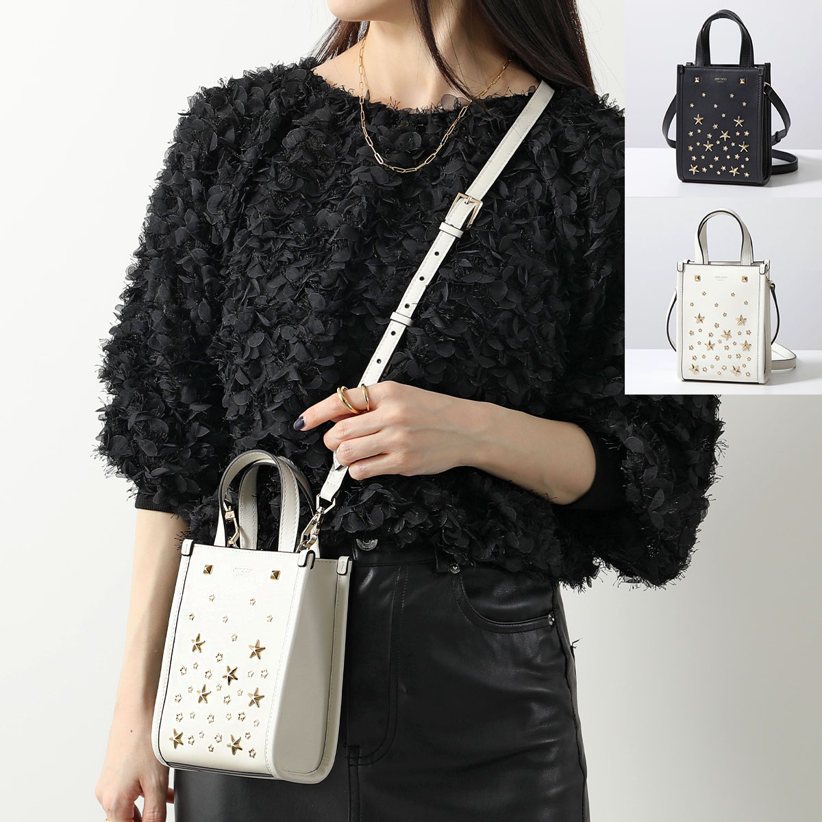楽天市場】Jimmy Choo ジミーチュウ ショルダーバッグ MINI N/S TOTE