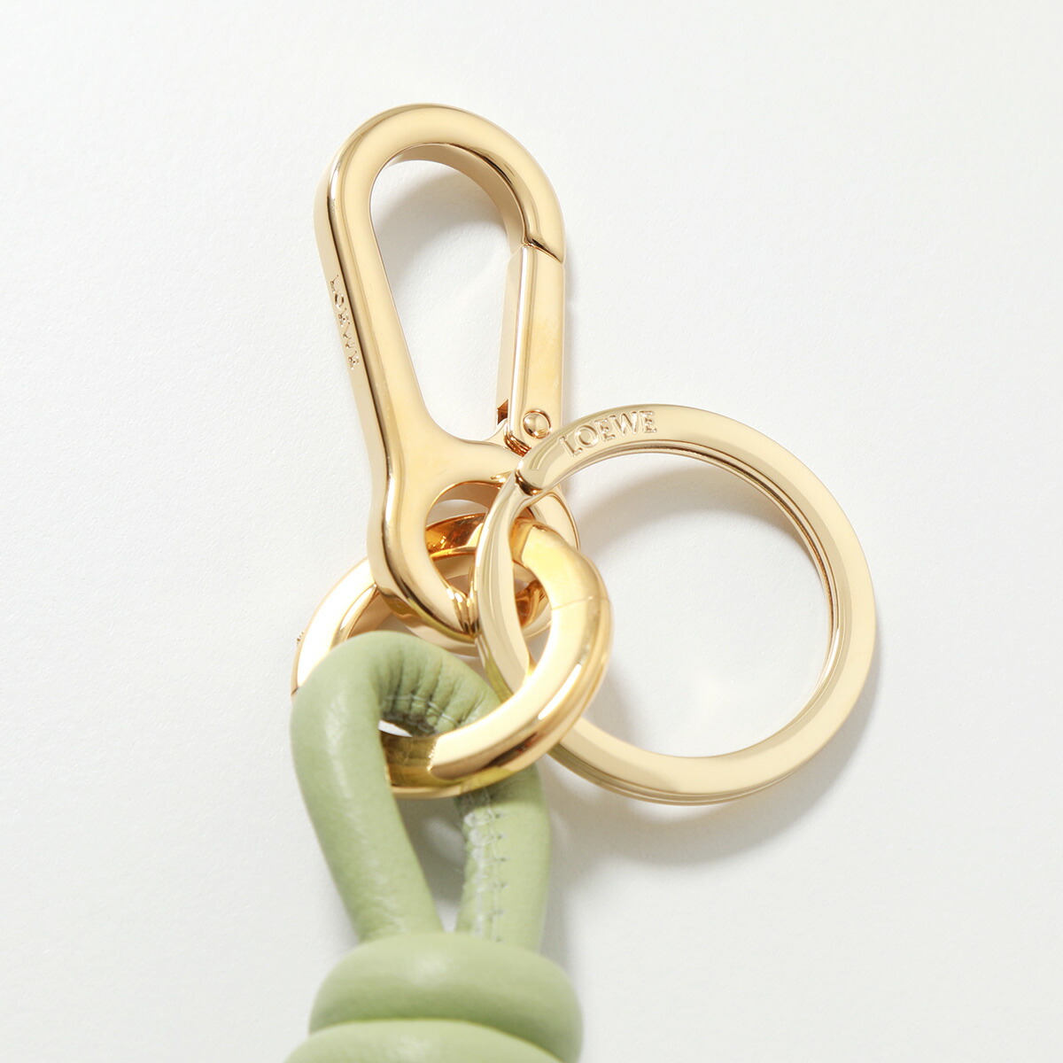 楽天市場】LOEWE ロエベ キーリング KNOT CHARM ノットチャーム