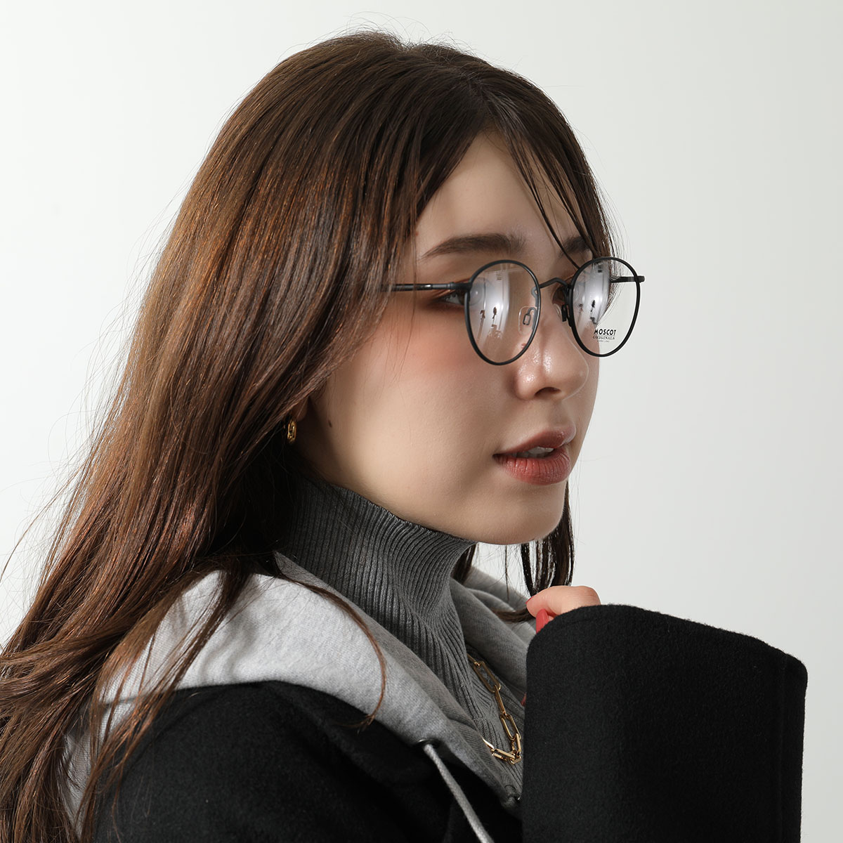 MOSCOT ブラックフレーム メガネ セット MOSCOT（モスコット