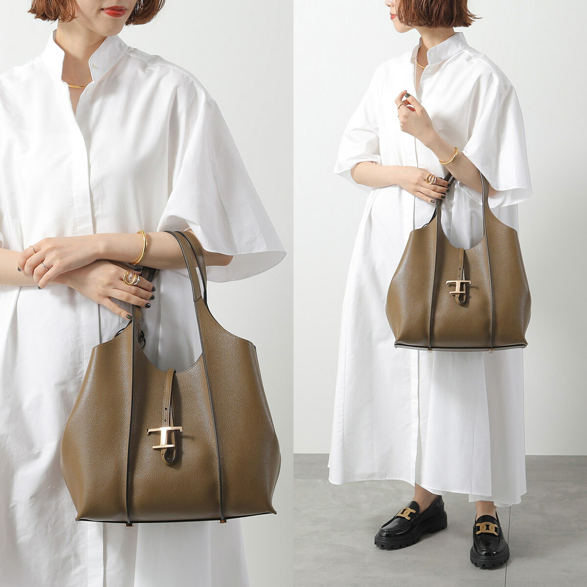 楽天市場】TODS トッズ トートバッグ T TIMELESS T タイムレス