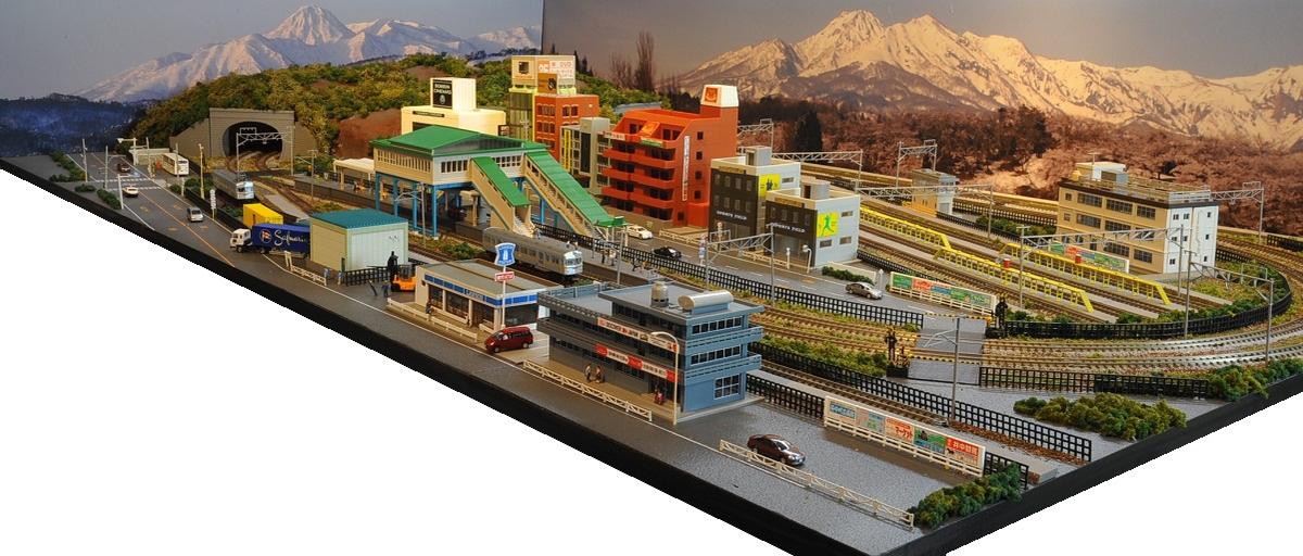 楽天市場】「送料無料」鉄道模型ジオラマレイアウトNゲージ用 複線