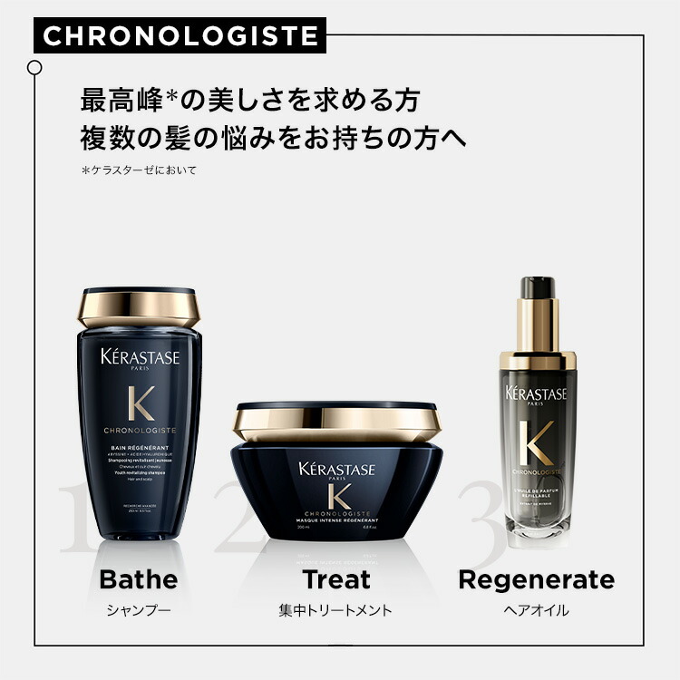 楽天市場】さらツヤ髪体験セット(マスク クロノロジスト 200mL+ユイル