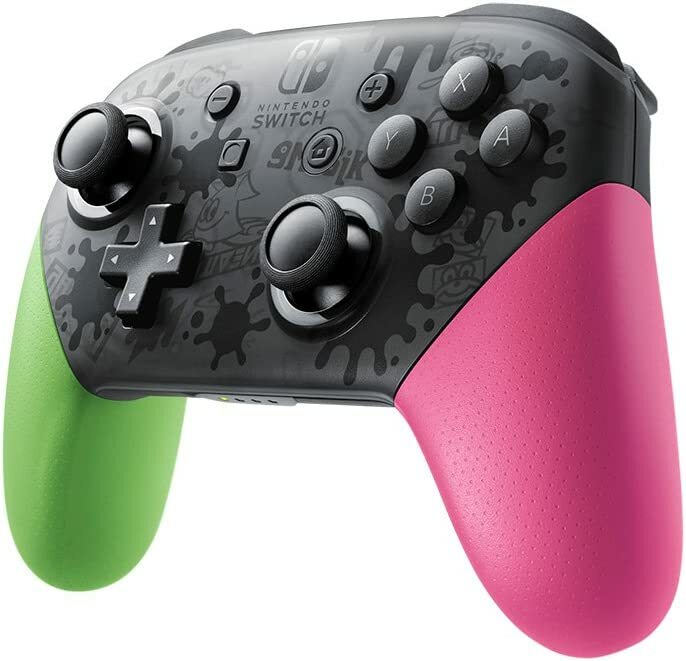 楽天市場】1ヶ月保証付き! Nintendo Switch Proコントローラー スプラ