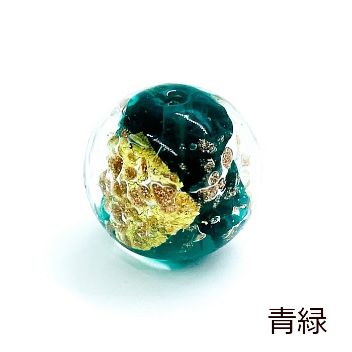 楽天市場】トンボ玉 20mm 和風 金箔 とんぼ玉 ガラス玉 ガラスビーズ