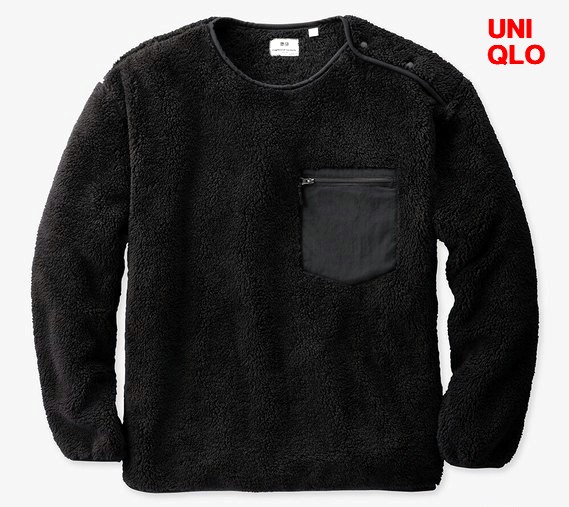 楽天市場】M Black【UNIQLO x Engineered Garments フリースプル