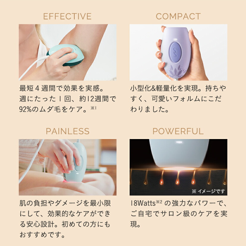 楽天市場】【クーポン利用で25,282円 2/27 8:59まで】脱毛器 痛みレス