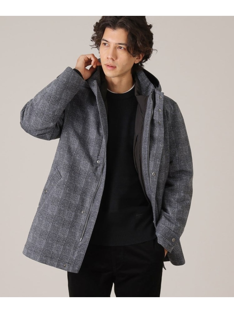 楽天市場】【SALE／30%OFF】【3WAY】ジャカード グレンチェック ダウン