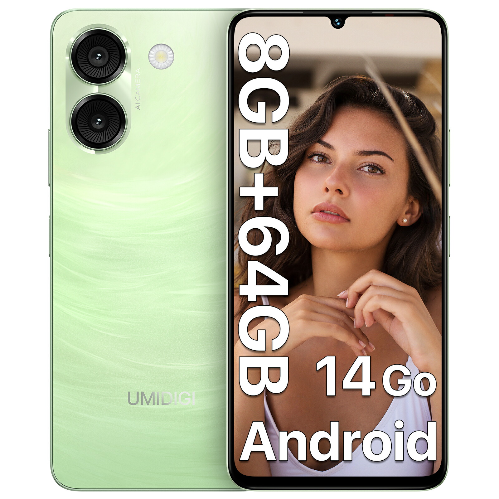 楽天市場】UMIDIGI スマホ 携帯電話 G100A/G9A 4+4GB RAM+64GB/128GB