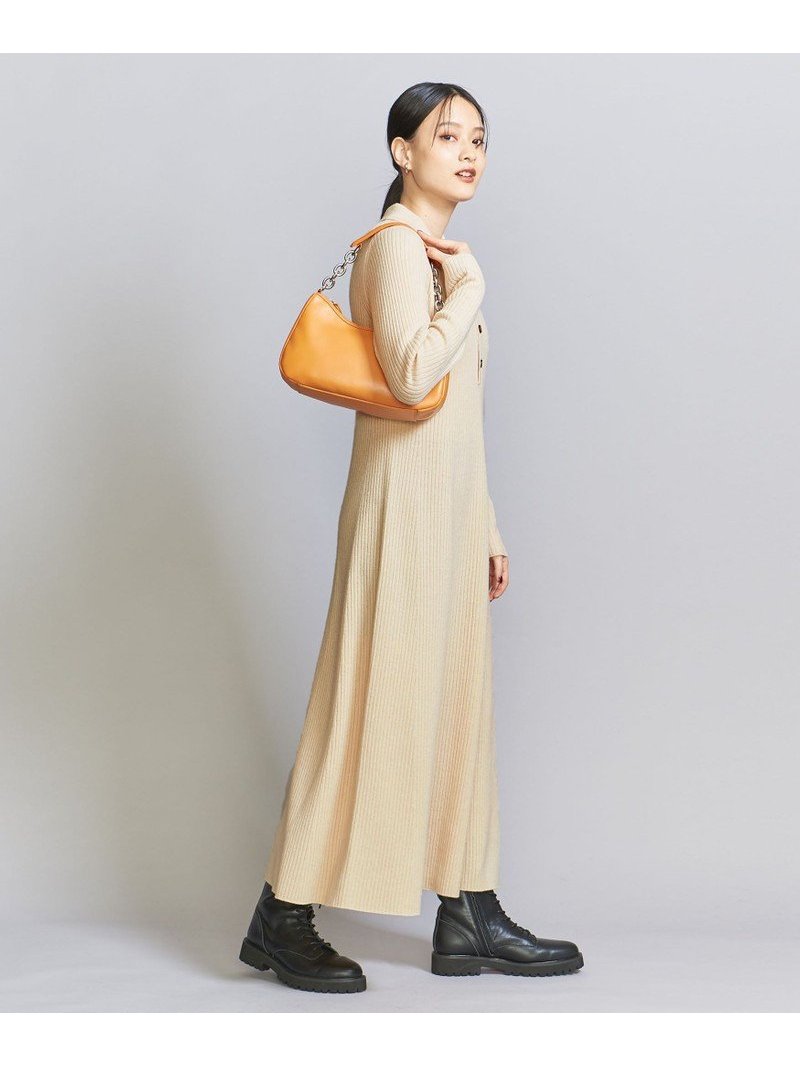 楽天市場】【SALE／70%OFF】ウールリブニット ポロ フレア ワンピース