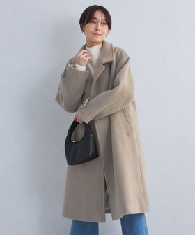 SENTDALE WOOL スタンドカラー ロング コート 2