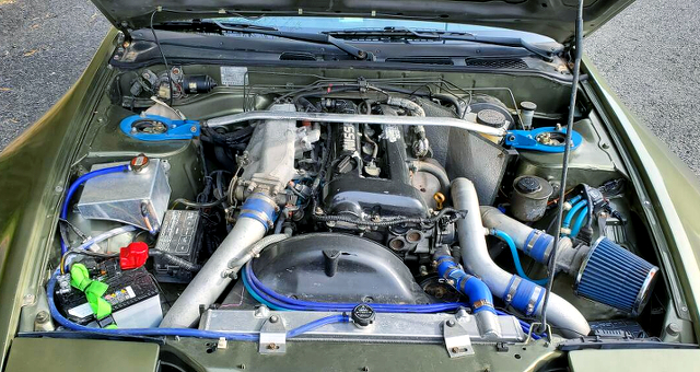 左ハンドル!ワイドボディ化!SR20DETターボ移植!5速MT!S13日産240SXの