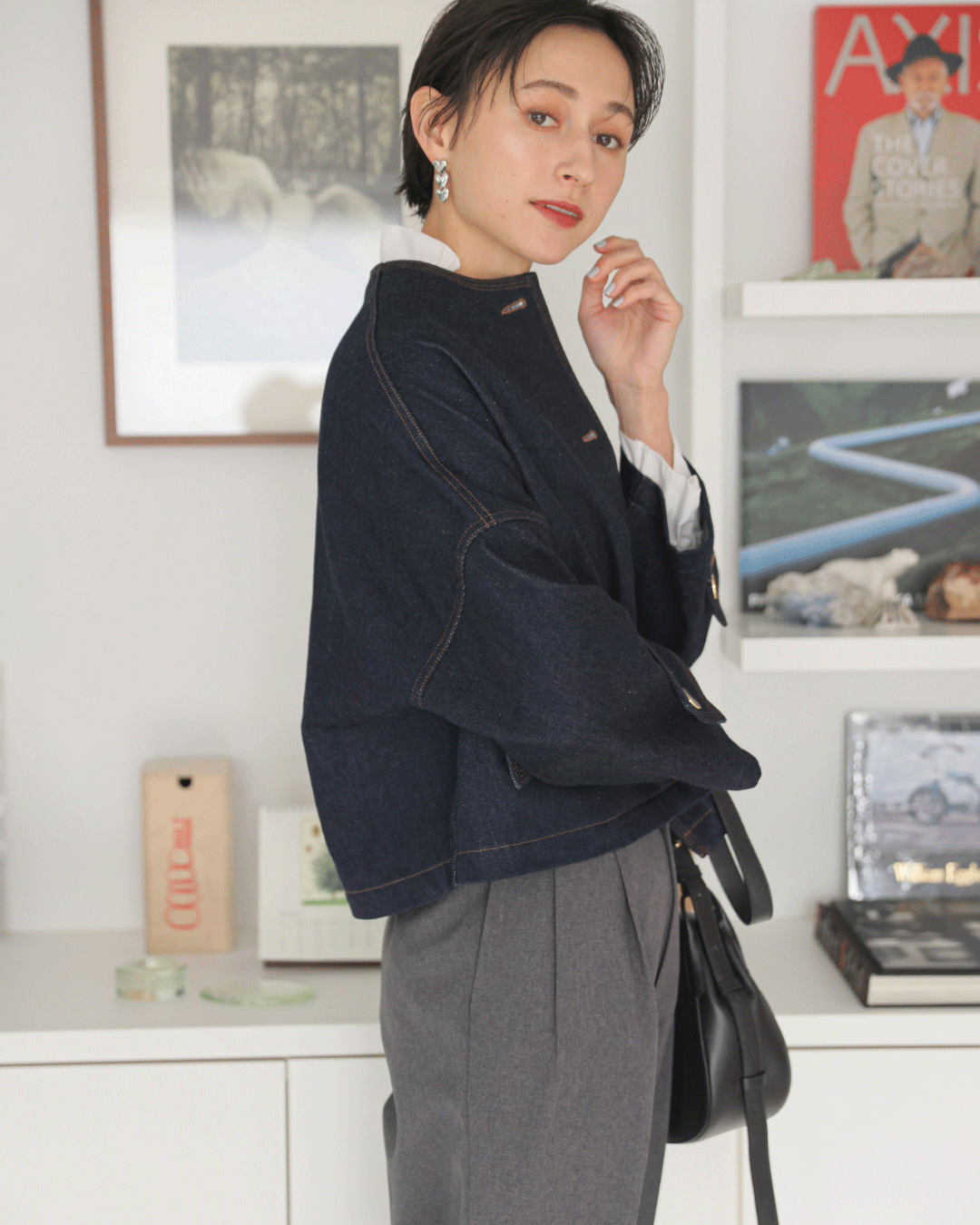 MACKINTOSH】HUMBIE NO COLLAR DENIM JACKET | GOOD THINGS Vol.46