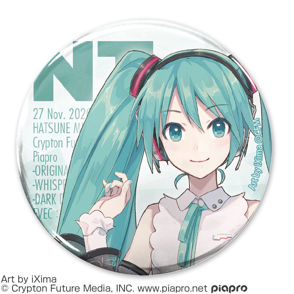 初音ミク NT 65mm缶バッジ [初音ミク NT] | 公式キャラクターグッズ