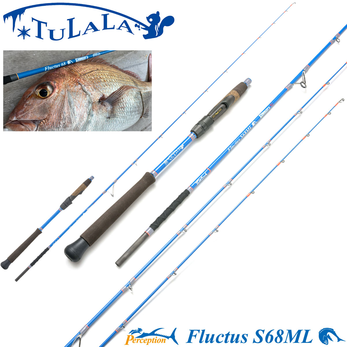 ツララ(TULALA) 25 フラクタス S68ML スピニングタイラバSP ツララ