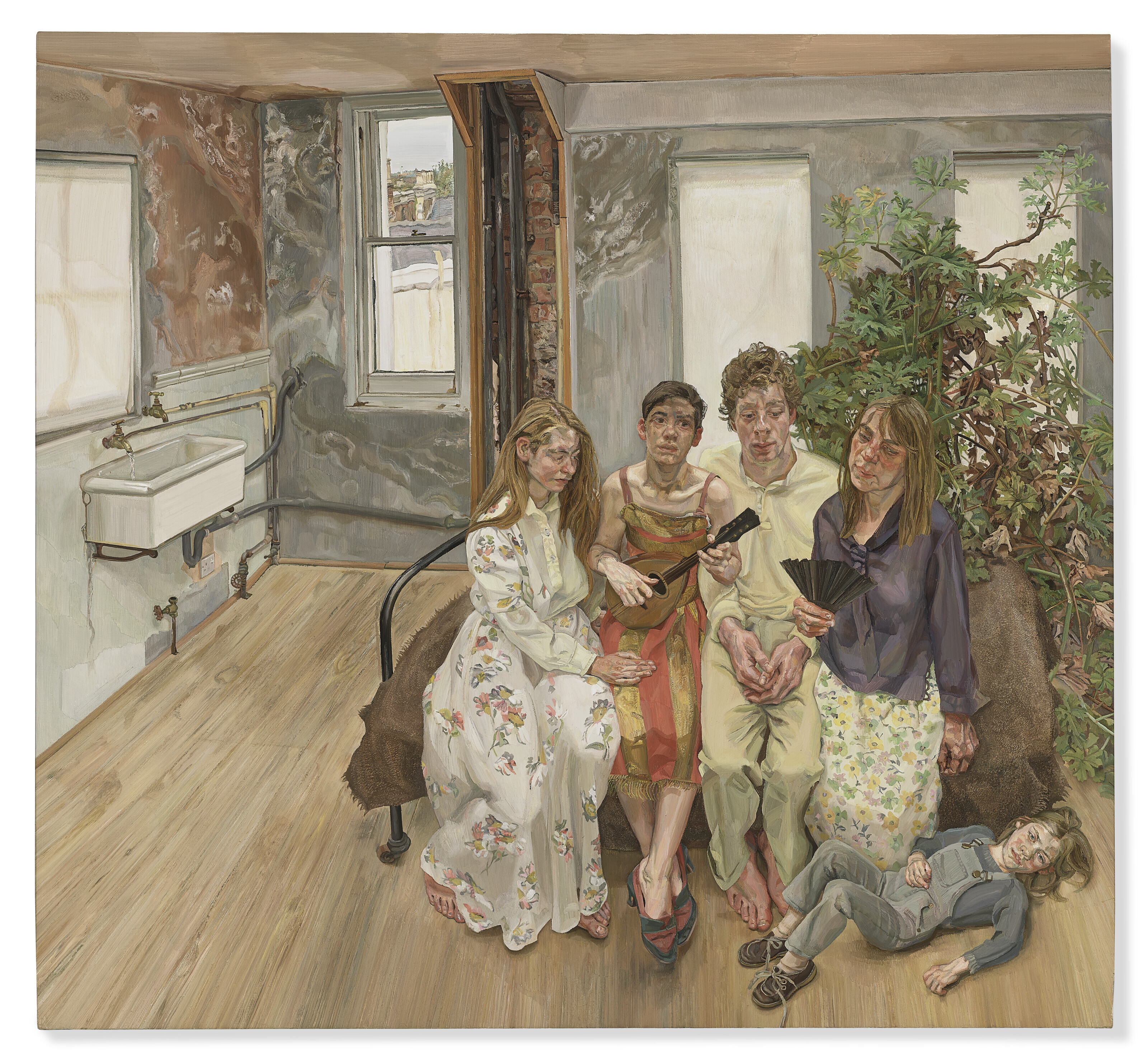 LUCIAN FREUD (1922-2011), Large Interior, W11 (after Watteau