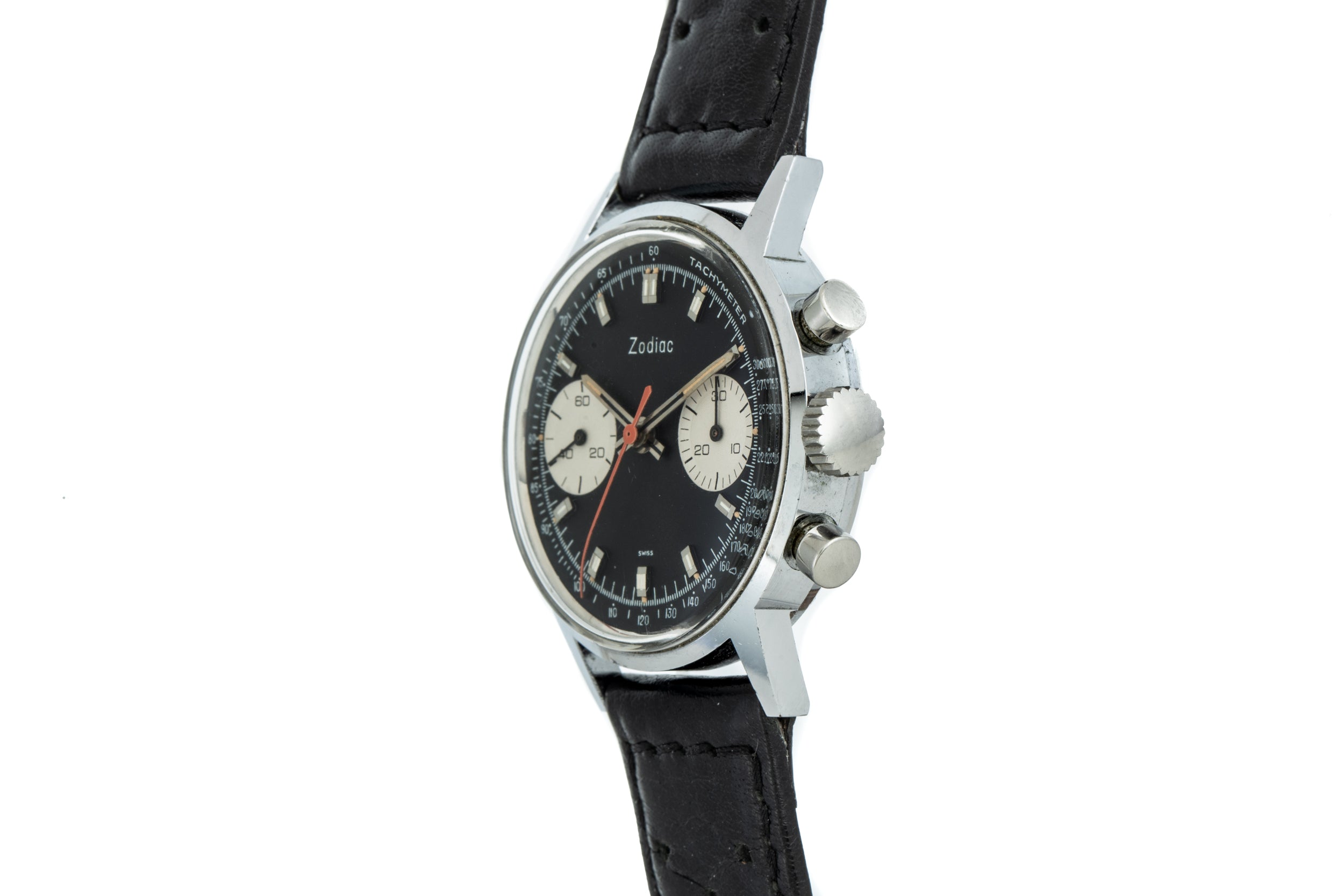 Zodiac Two-Register 'Reverse-Panda' Chronograph 