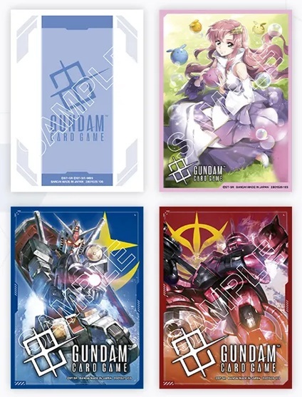 スリーブ】オフィシャルカードスリーブ01 4種セット【ガンダムカード