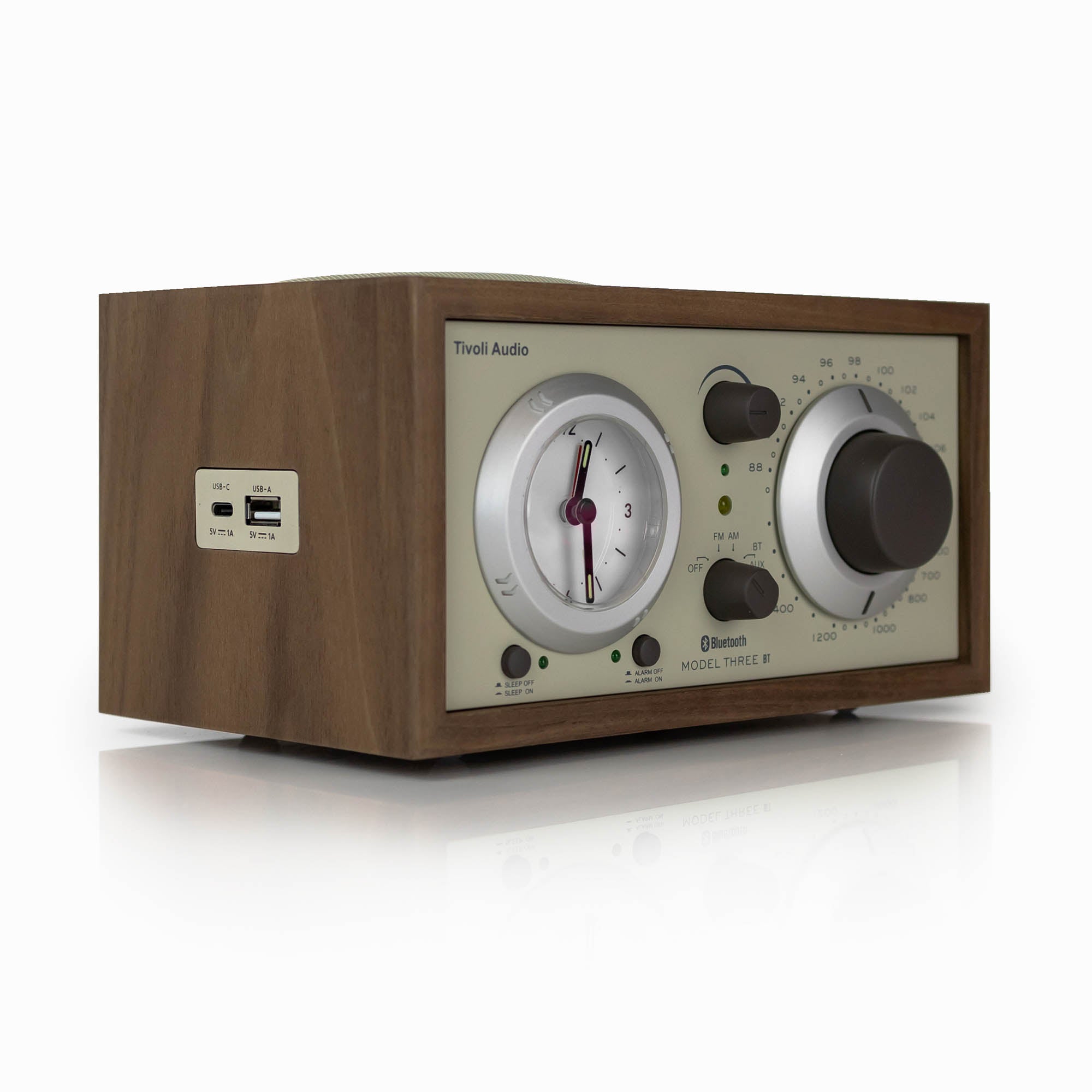 Tivoli Audio Model Three BT AM/FM Table Radio | Bluetooth & USB-C