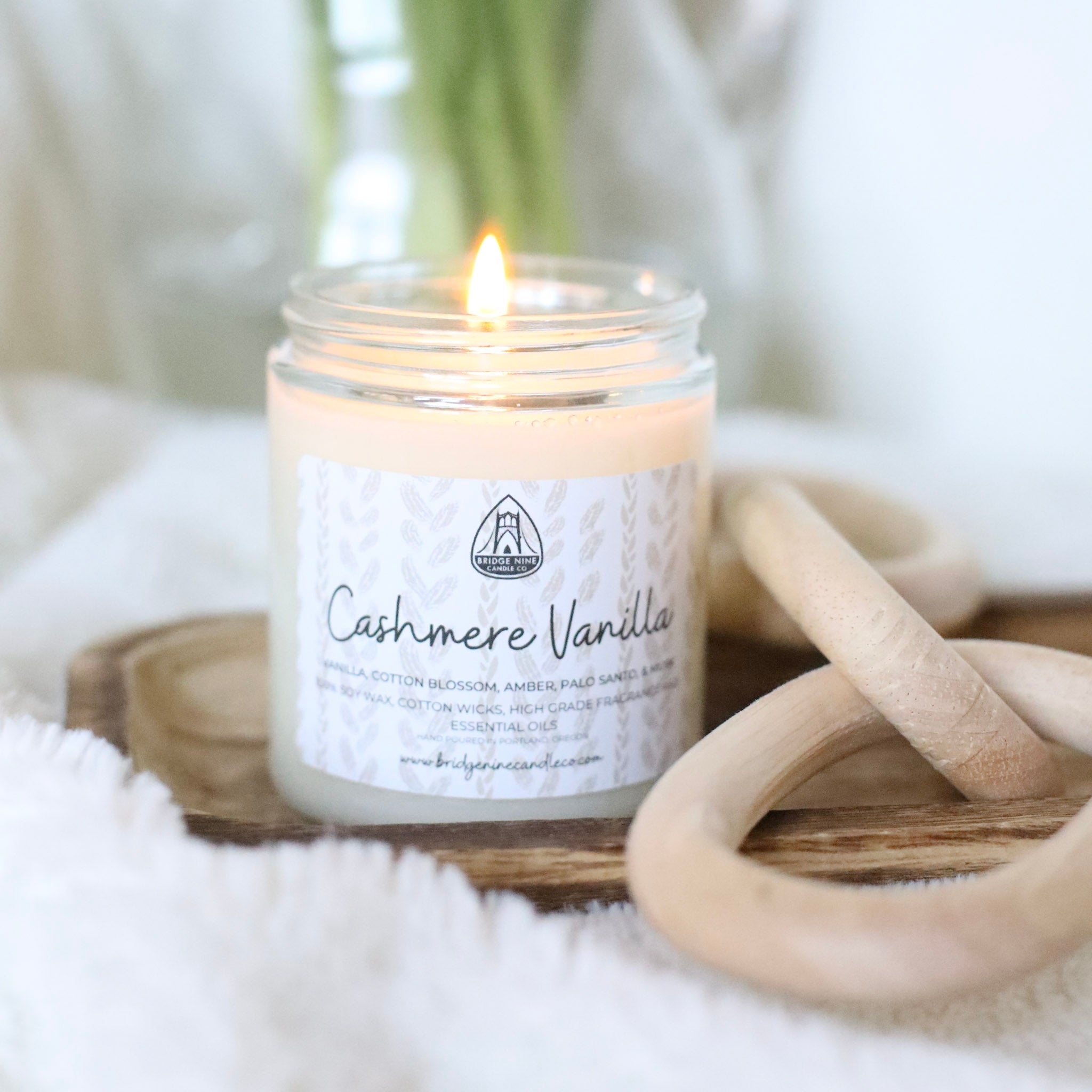Cashmere Vanilla Soy Candle | Hand Poured in Portland, Oregon