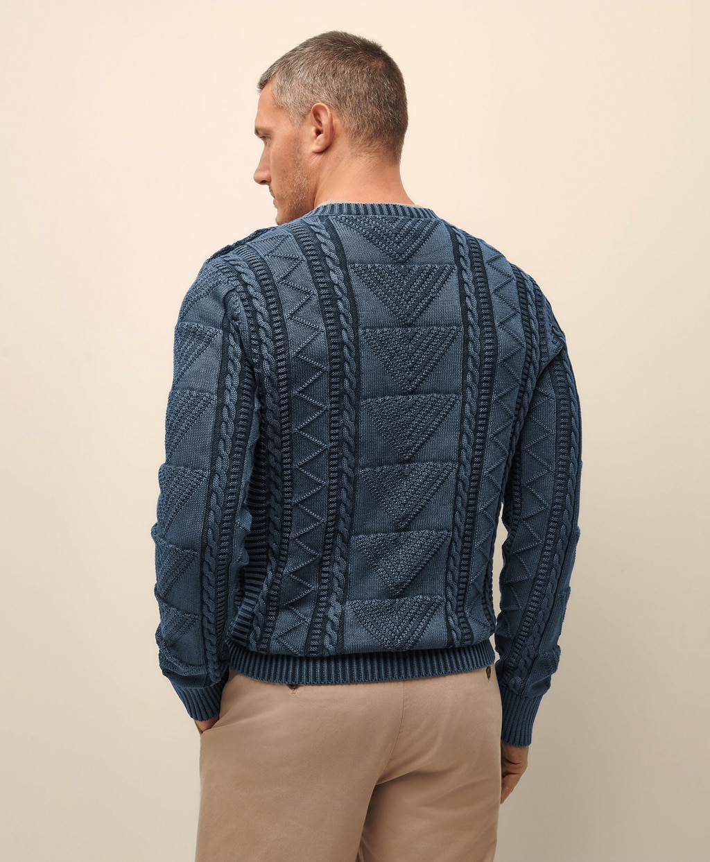 スーピマコットン クルーネック ガンジーセーター | Brooks Brothers