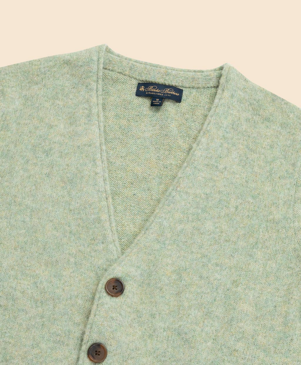 ブラッシュドウール Vネックカーディガン | Brooks Brothers Japan