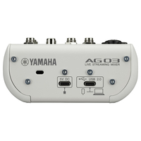 ヤマハ AG03MK2W 3チャンネル ライブストリーミングミキサー ホワイト