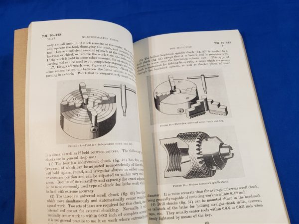 TM10-445 MACHINIST MANUAL 1941 - Doughboy Military Collectables
