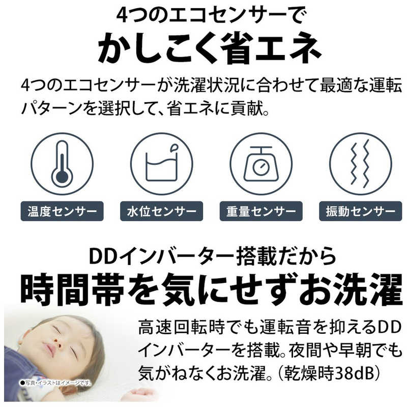 デンキチWeb / シャープ SHRP ドラム式洗濯乾燥機 7kg 左開き ホワイト