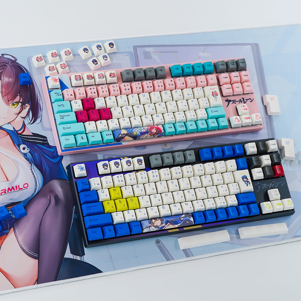 アズレン×ふもコレ ボルチモアモデル キーボード 桜軸VARMILO ふもコレ