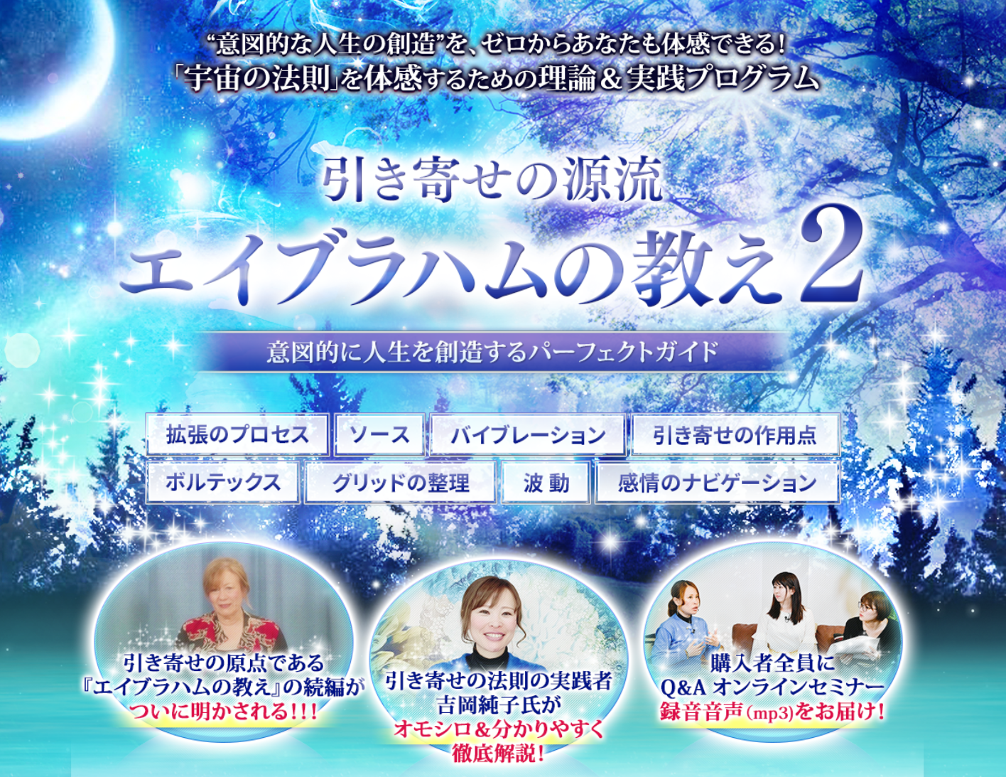 スペシャル価格】DVD版『引き寄せの源流 エイブラハムの教え2』吉岡