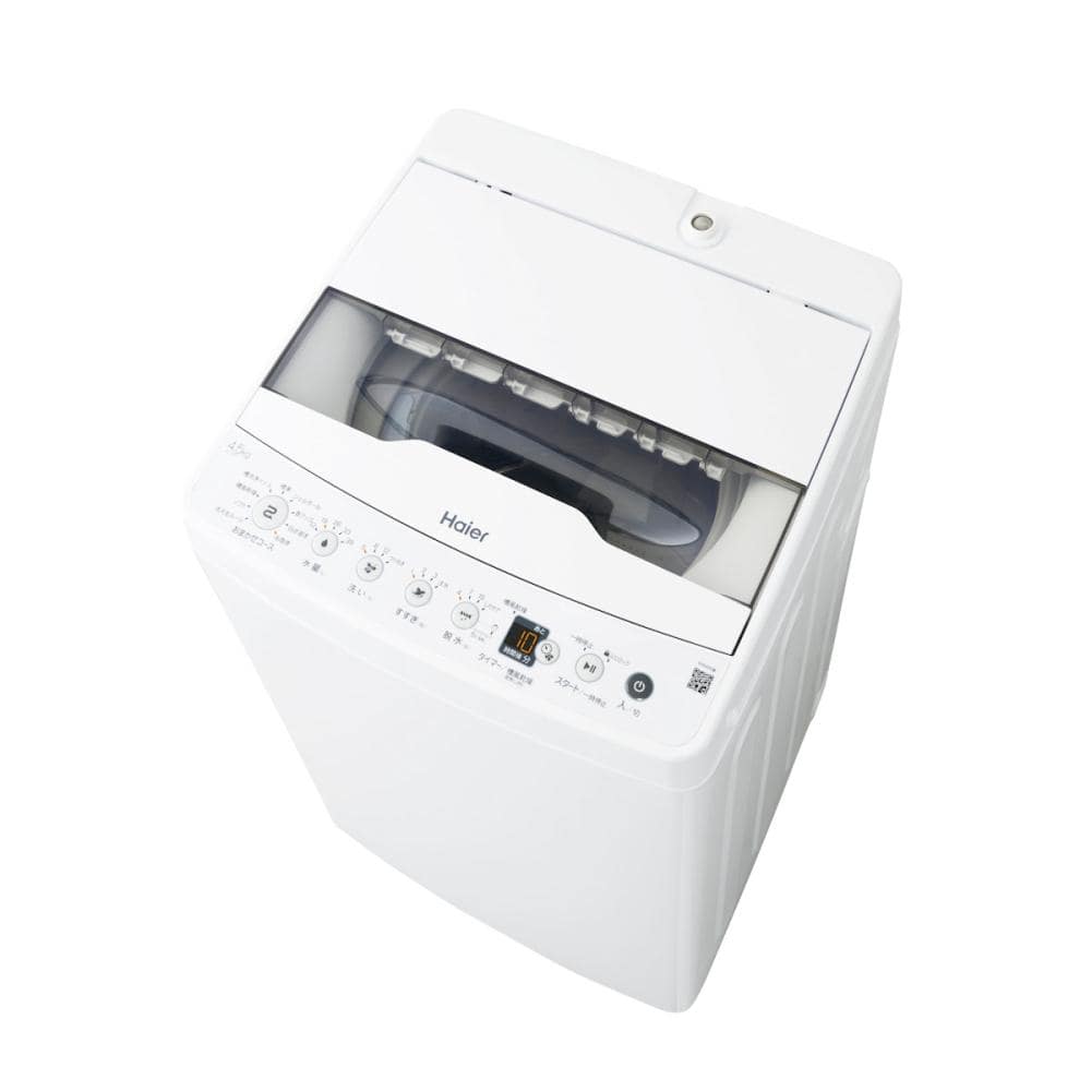 ハイアール 全自動洗濯機 4．5kg ホワイト JW－HS45C（W