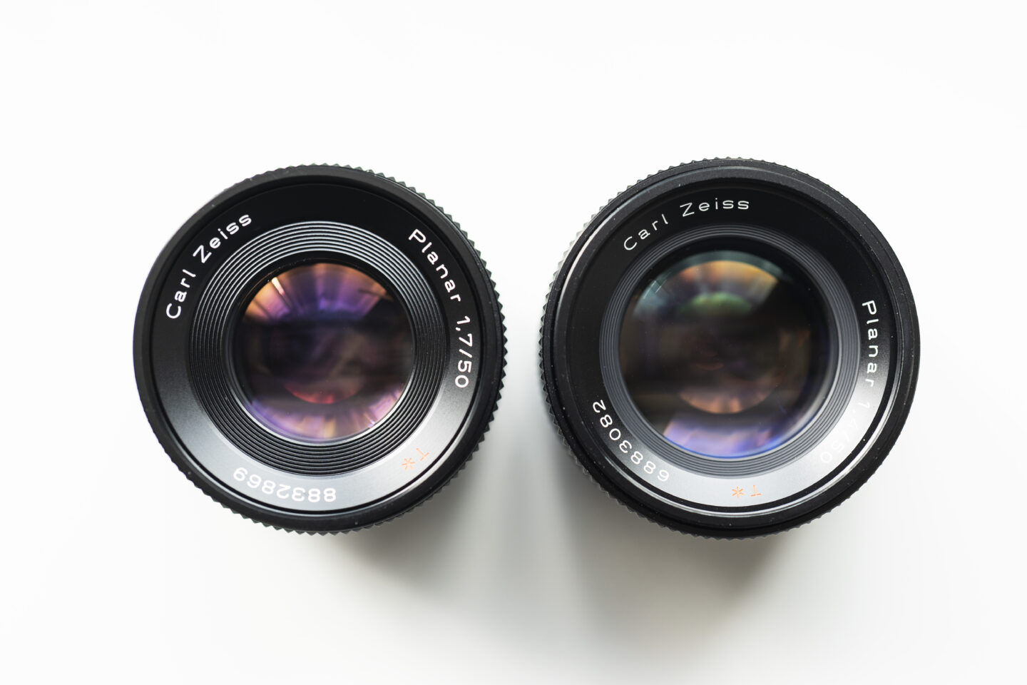 Carl Zeiss Planar 1.4/50レンズ 55ミリ Pフィルター オールドレンズを