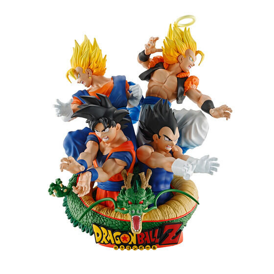 ドラゴンボールZ」孫悟空、ベジータ、ベジット、ゴジータが集結！台座
