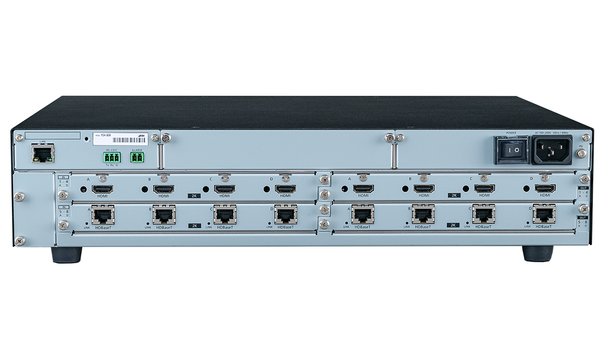 FDX-S08 - 4K@30 Modular Matrix Switcher | IDK Corporation