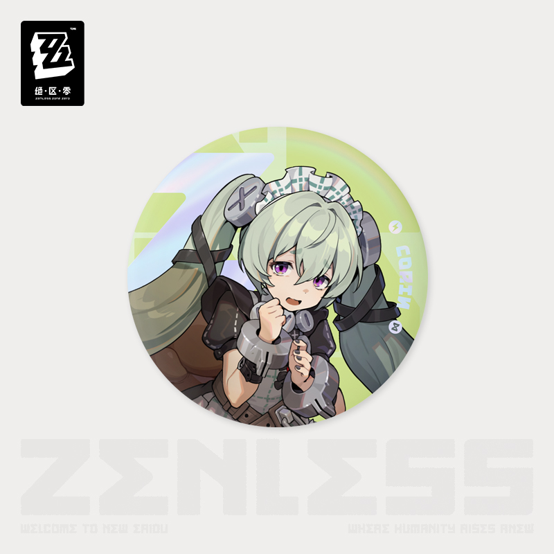 ZZZ 16pt】ゼンレスゾーンゼロ カレンダーイラスト 缶バッジ - HAKUTEA