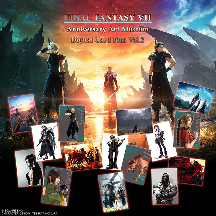 FINAL FANTASY VII ANNIVERSARY ART MUSEUM デジタルカードプラス
