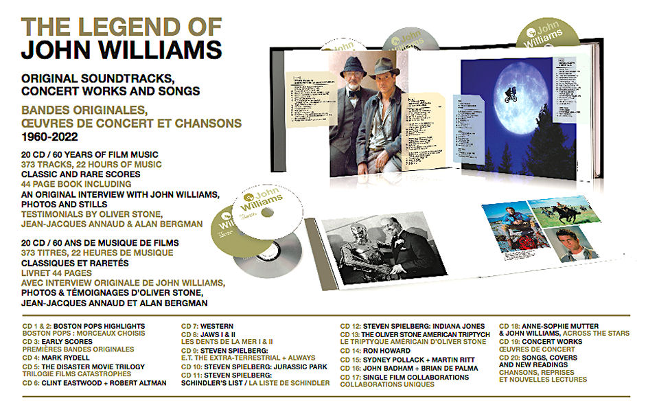 The Legend of John Williams' 20-CD Box Set – Original Soundtracks
