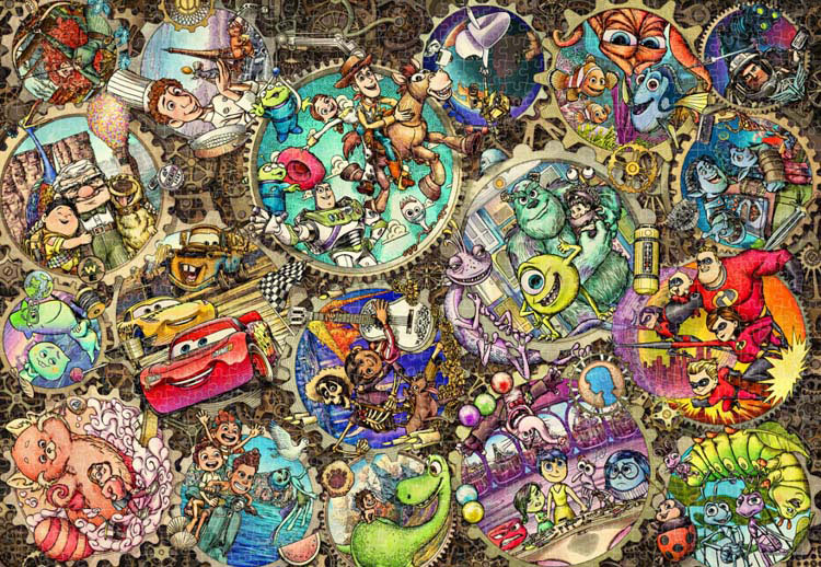 TEN-D1000-852 ディズニー ギア ワールド（ピクサーキャラクターズ